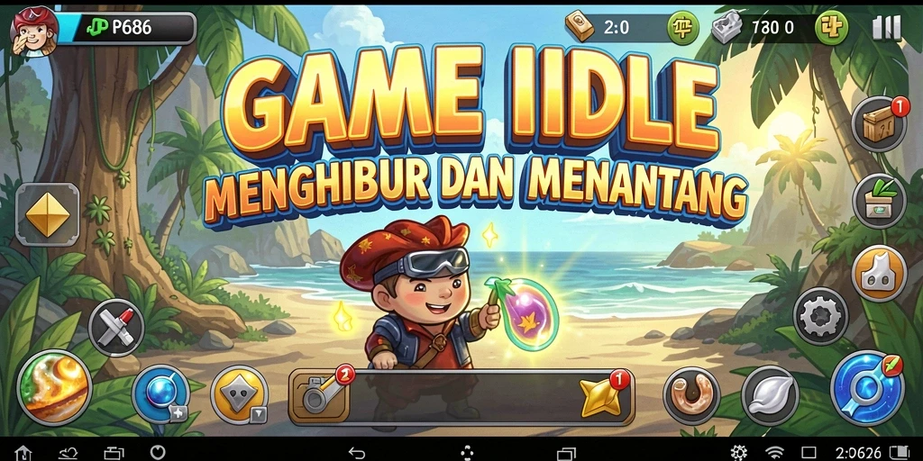 Tampilan gameplay AP686 yang menarik dan penuh warna.