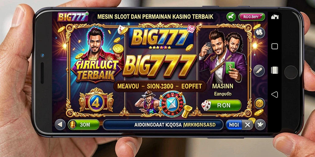 Tampilan gameplay BIG777 yang menegangkan saat bersaing di permainan Kasino.