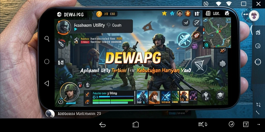 Tampilan antarmuka DEWAPG yang sederhana dan efektif.