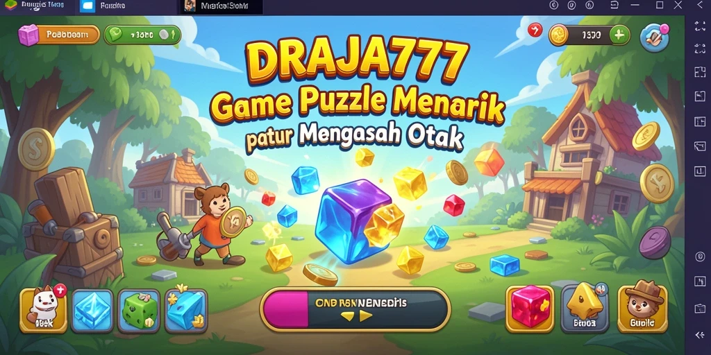 Screenshot gameplay DRAJA777 menampilkan tantangan puzzle yang mengasyikkan.