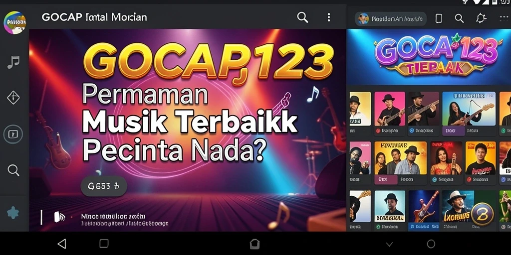 Tampilan gameplay GOCAP123 yang penuh warna.