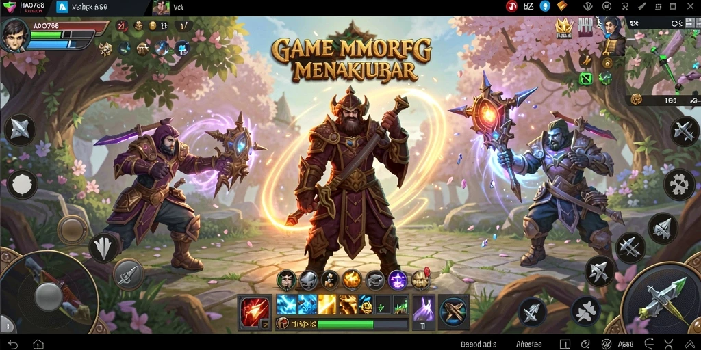Tangkapan layar utama HAO788 menunjukkan aksi gameplay yang seru dan dinamis.