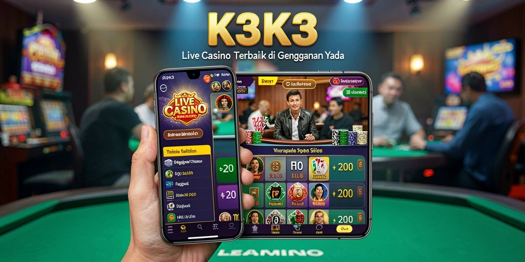 Tampilan gameplay K3K3 yang mendebarkan di Live Casino.