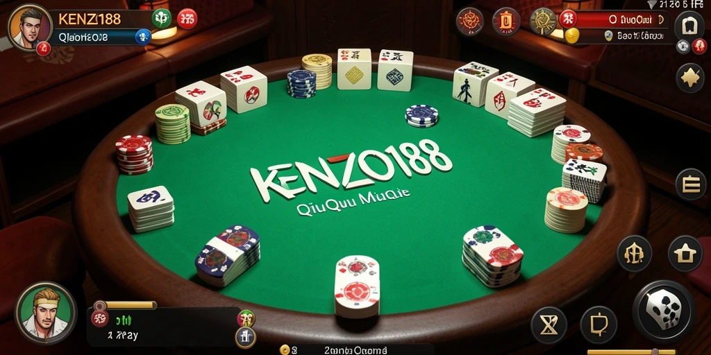 Screenshot gameplay KENZO188 yang intens dan seru.
