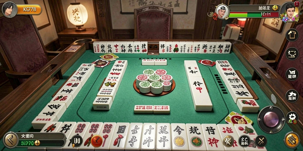 Tangkapan layar gameplay KG778 menampilkan keseruan bermain Mahjong.