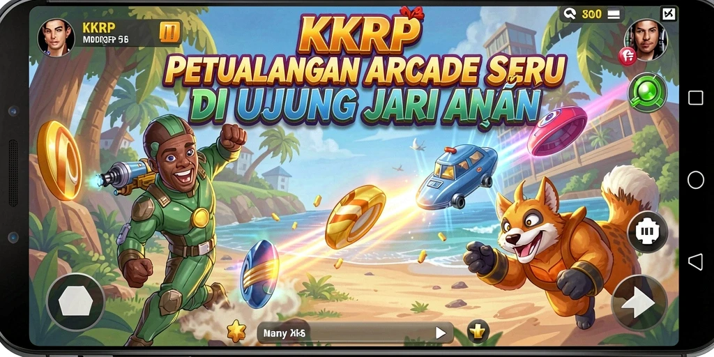 Gameplay KKRP yang seru dan adiktif dengan grafis menarik.