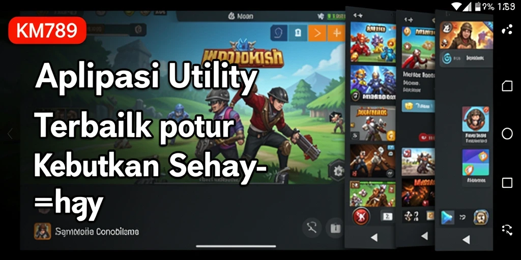 Screenshot dari KM789 menampilkan antarmuka aplikasi Utility yang intuitif.