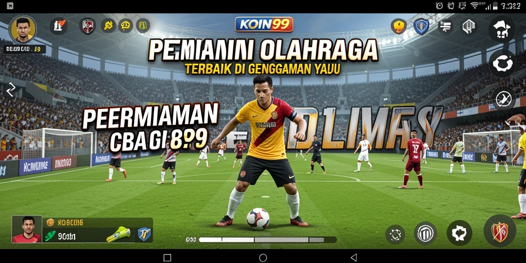 Tampilan menarik dari gameplay <strong>KOIN99</strong> yang penuh aksi olahraga.