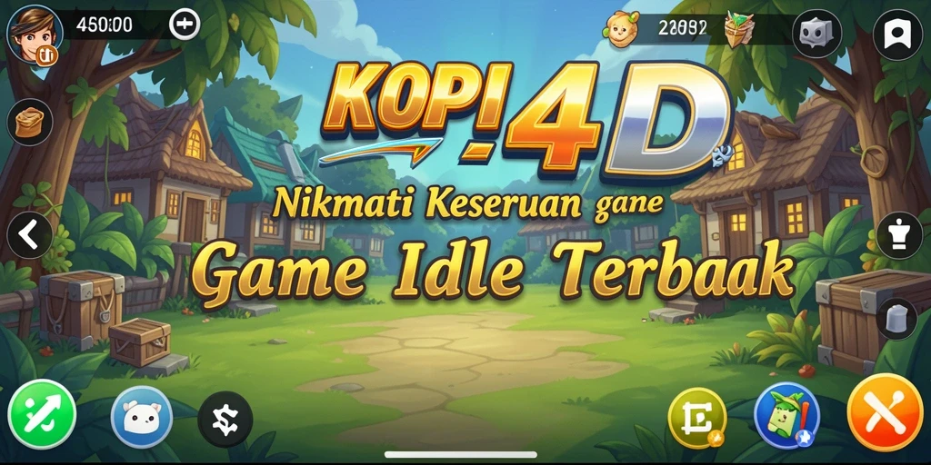 Screenshot menampilkan gameplay santai KOPI4D yang menghibur.