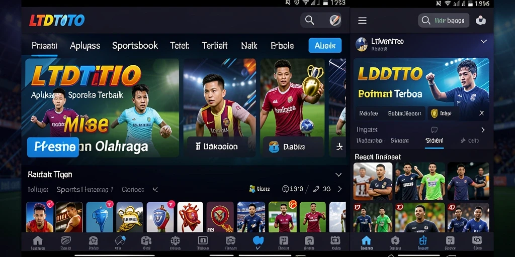 Screenshot gameplay LTDTOTO menampilkan antarmuka sportsbook yang intuitif.