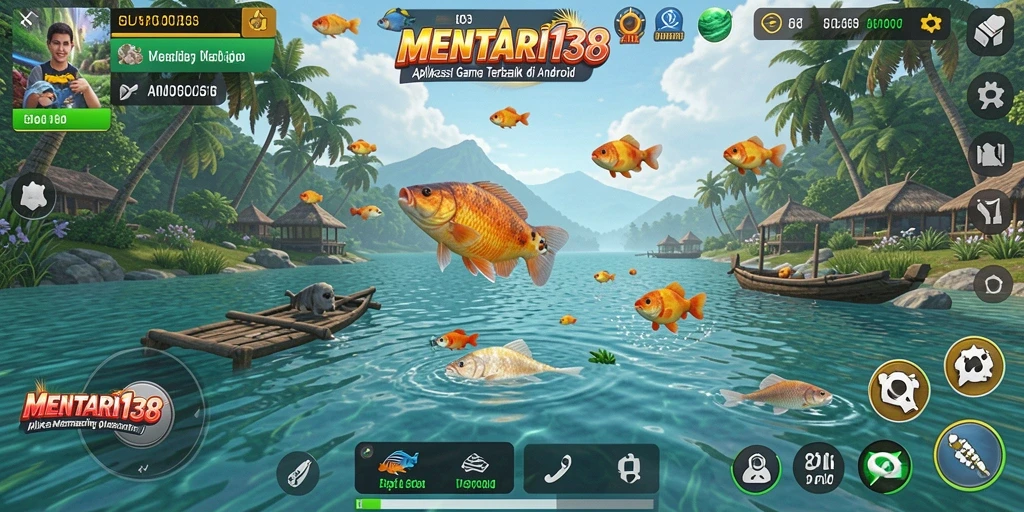 Tangkapan ikan spektakuler dalam gameplay MENTARI138.