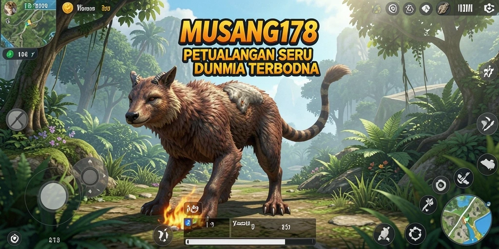 Tampilan gameplay mengesankan dari <strong>MUSANG178</strong> dalam dunia terbuka yang luas.