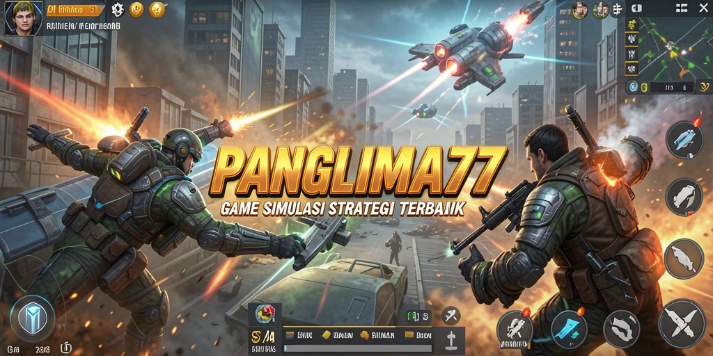 Tampilan gameplay menarik dari PANGLIMA77 dengan strategi yang mendebarkan.