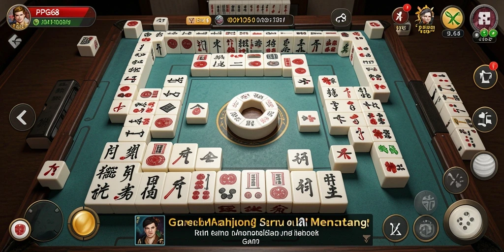 Tampilan gameplay PGG68 menampilkan tantangan Mahjong yang seru.