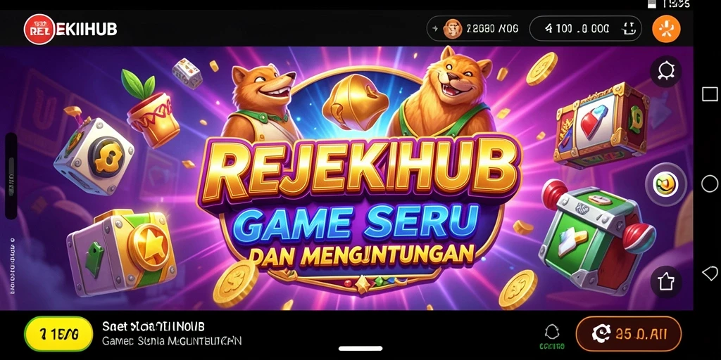 Gameplay seru di REJEKIHUB saat memutar mesin slot.
