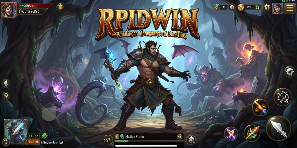Gameplay menegangkan dan menarik di RPIDWIN yang membawa Anda ke dunia fantasi.