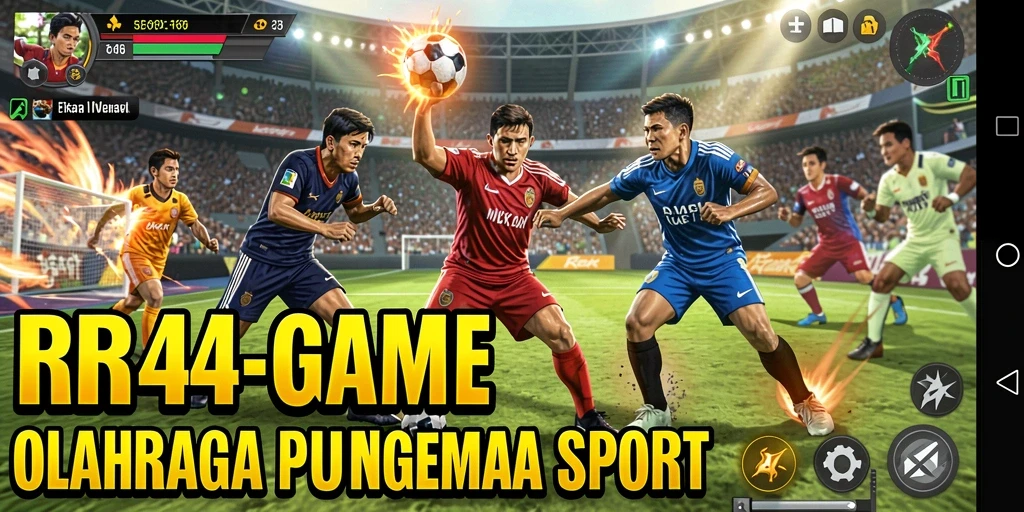 Tampilan gameplay <strong>RR44</strong> menampilkan aksi seru di berbagai olahraga.