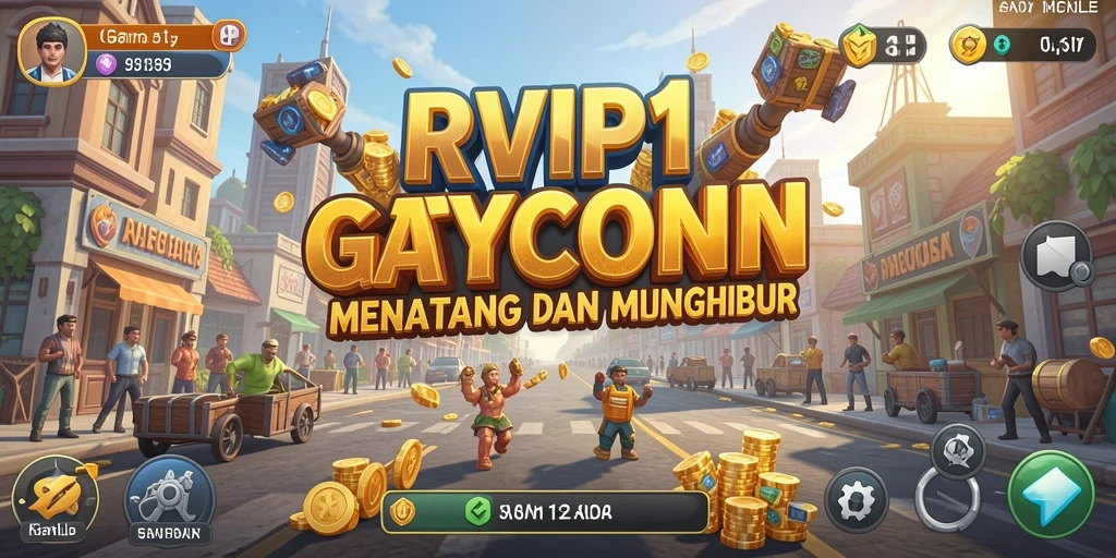 Tampilan gameplay RVIP1 yang menarik dan merangsang kreativitas manajerial.
