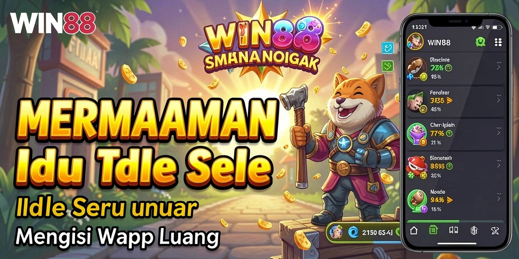 Tangkapan layar gameplay <strong>WIN88</strong> menunjukkan keseruan bermain Idle yang santai.