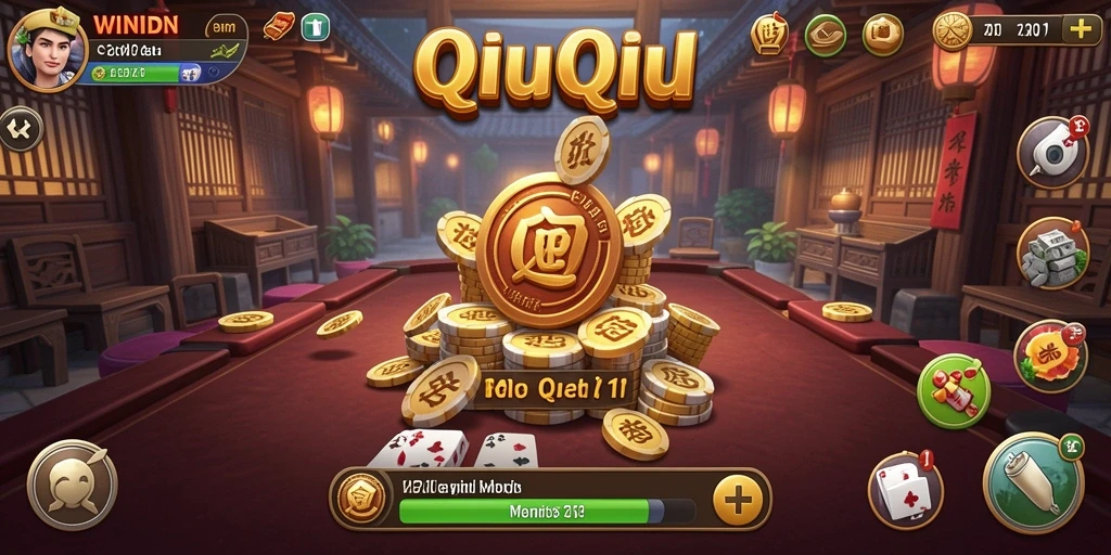 Tampilan menarik dari gameplay QiuQiu di WINIDN.