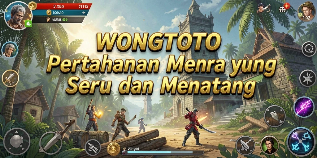 Tangkapan layar gameplay WONGTOTO yang mendebarkan dalam Tower Defense.