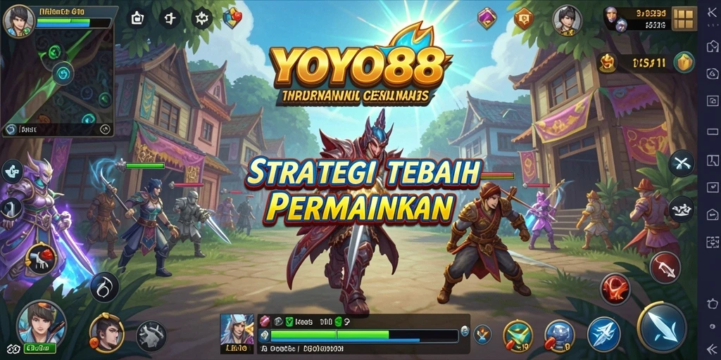 Tangkapan layar menunjukkan momen penting dalam gameplay strategi di YOYO88.